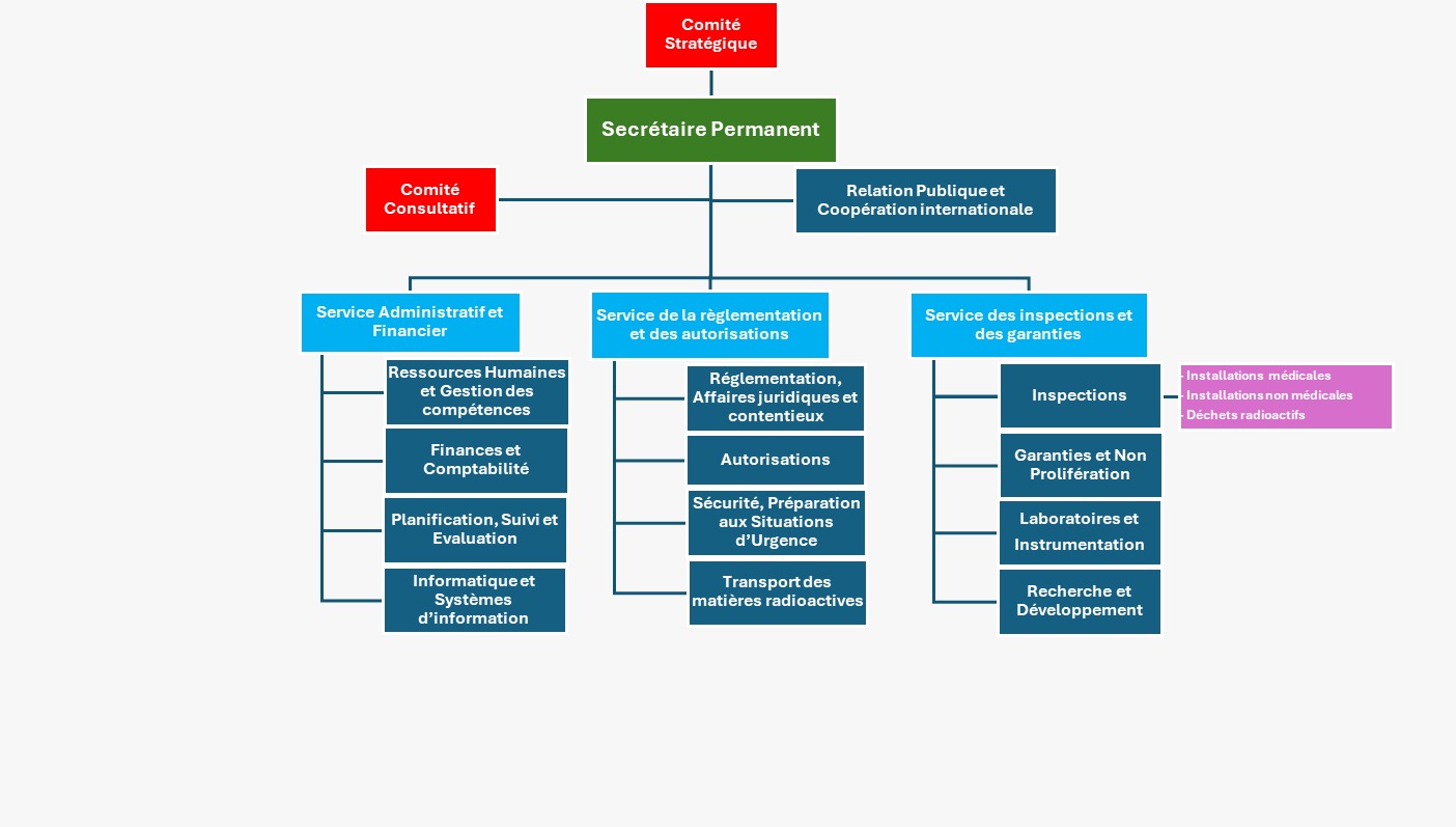 Organigramme de l'ANSSN